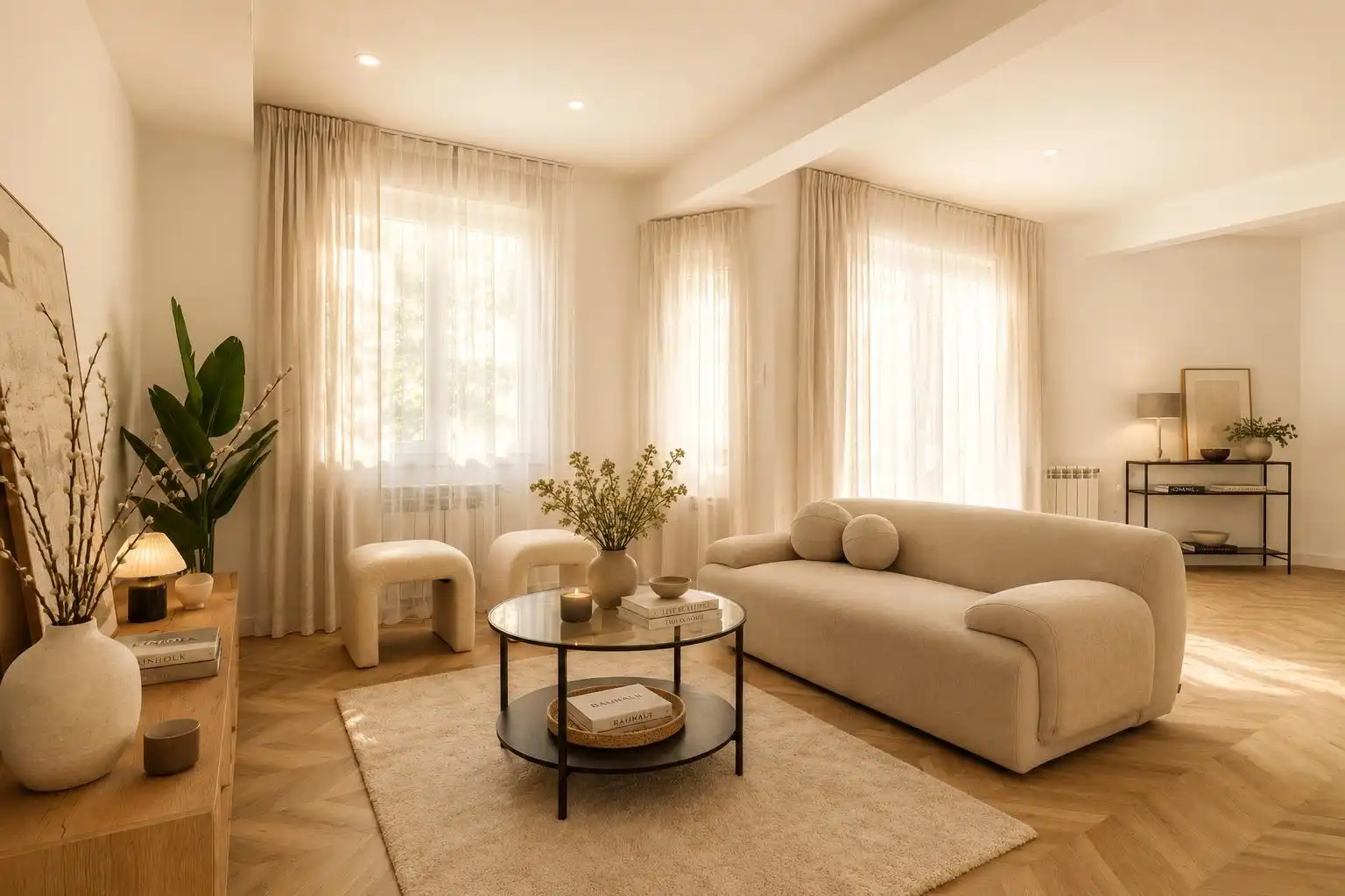 Sala de estar de Apartamento en venta en Madrid con Jardín privado y Terraza