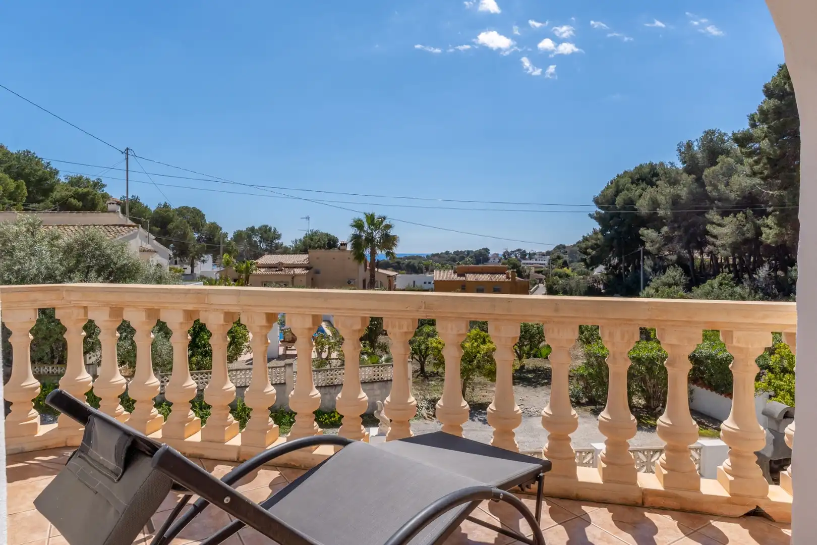 Terrasse von Haus oder Chalet zum Verkauf in Moraira mit Klimaanlage