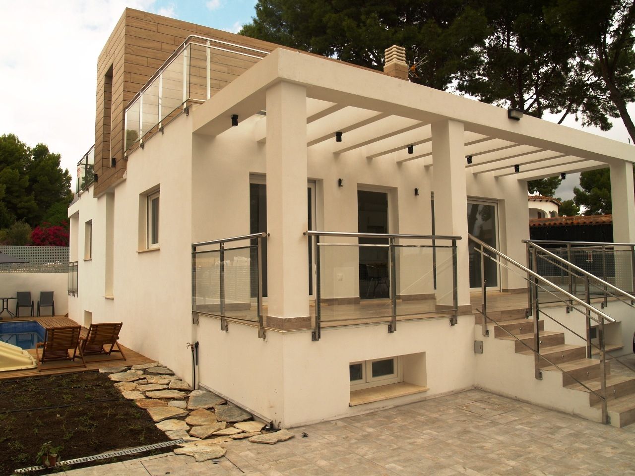 Terrassa de Casa o xalet en venda en La Nucia amb Aire condicionat, Calefacció i Piscina