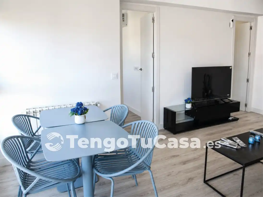 Wohnzimmer von Wohnung zum Verkauf in Madrid mit Klimaanlage, Heizung und Parkett