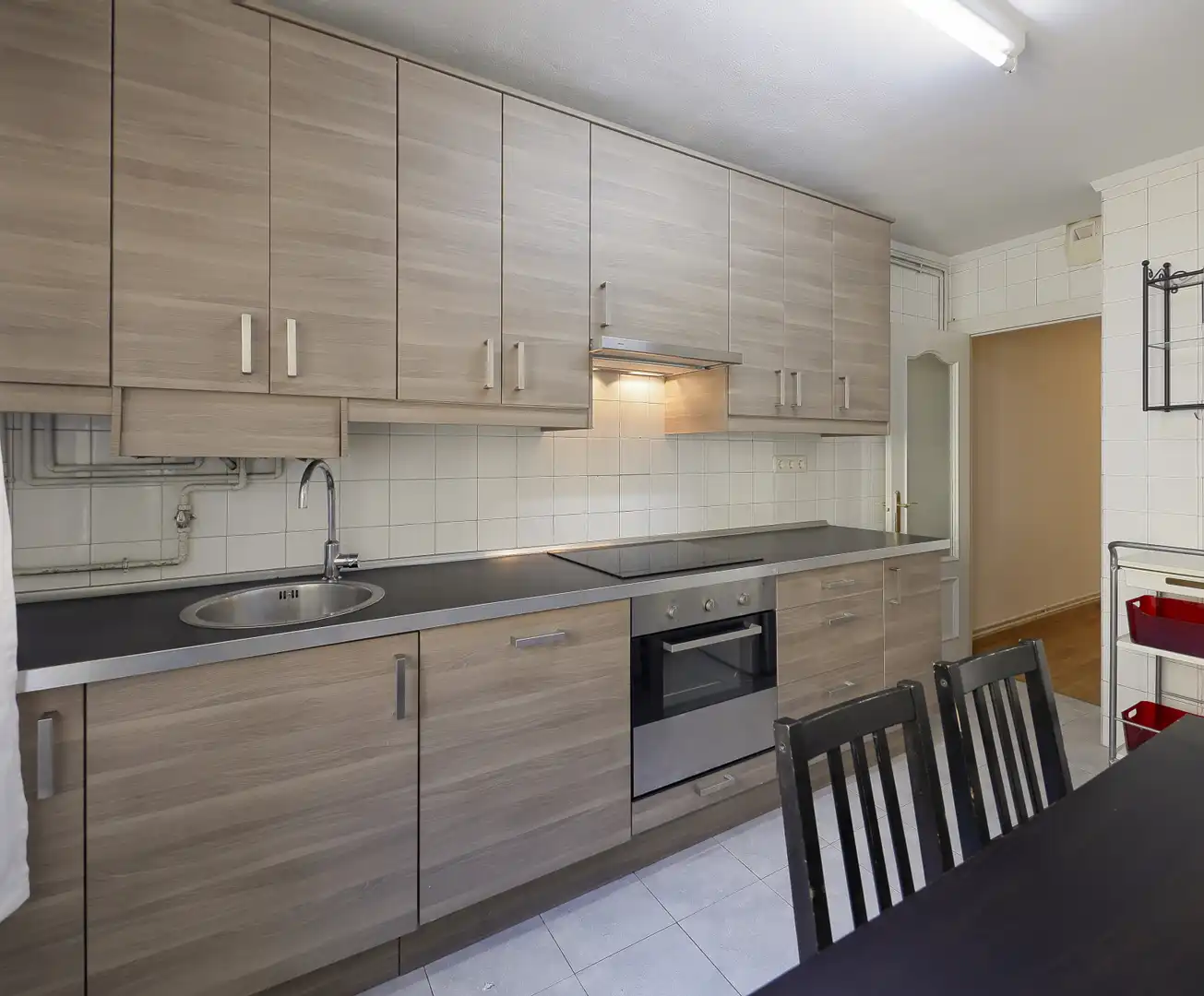 Cocina de Piso en venta en Gijón  con Calefacción, Terraza y Amueblado