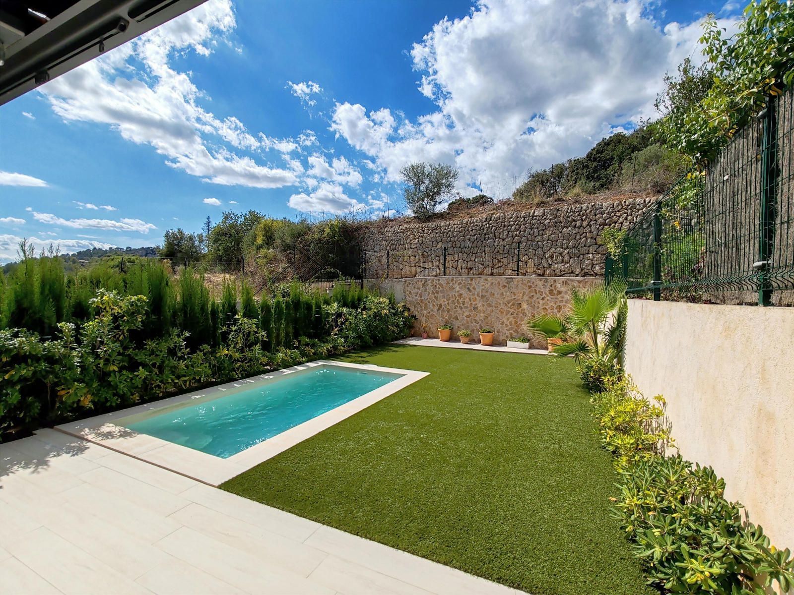 Piscina de Casa adosada en venda en Mancor de la Vall amb Aire condicionat, Terrassa i Traster