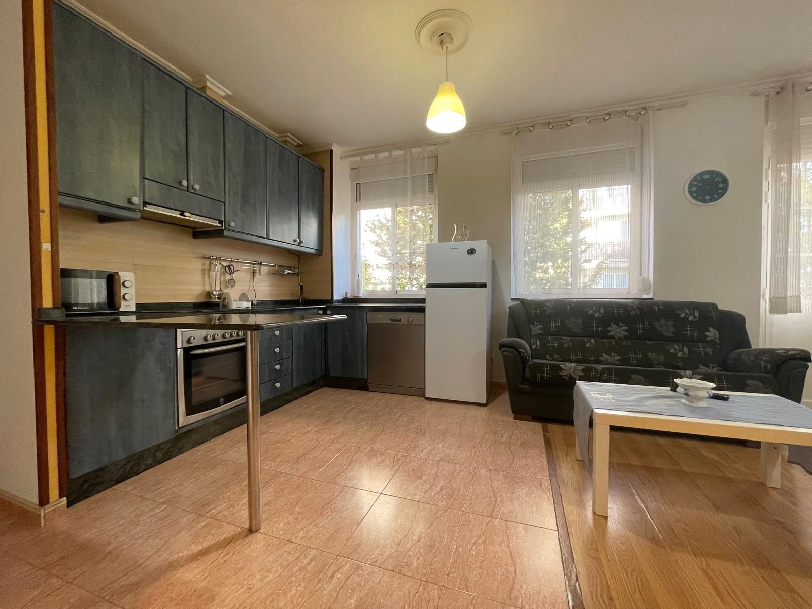 Kitchen of Apartment for sale in Ferrol  with Storage room, Furnished and Oven