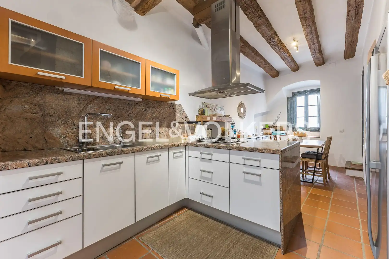 Cocina de Casa adosada en venta en Cubelles con Calefacción y Balcón