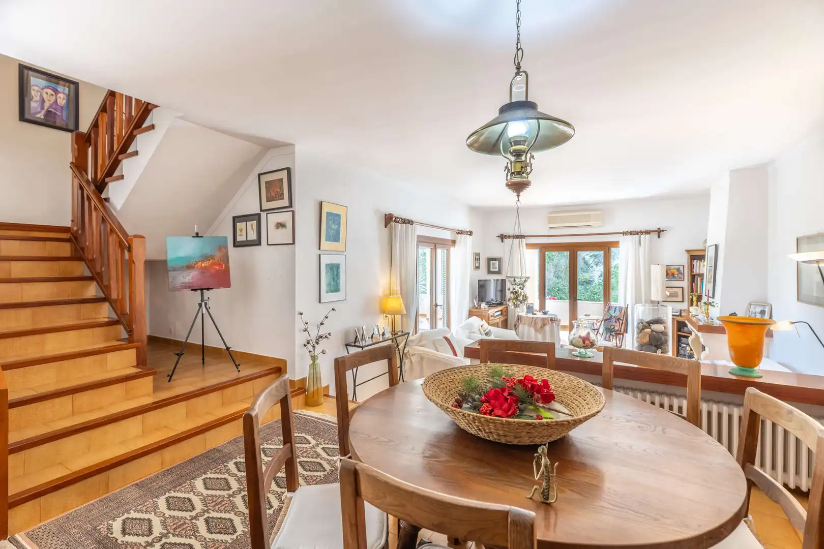 Living room of Detached homes for sale in Pollença  with Air Conditioner, Heating and Terrace