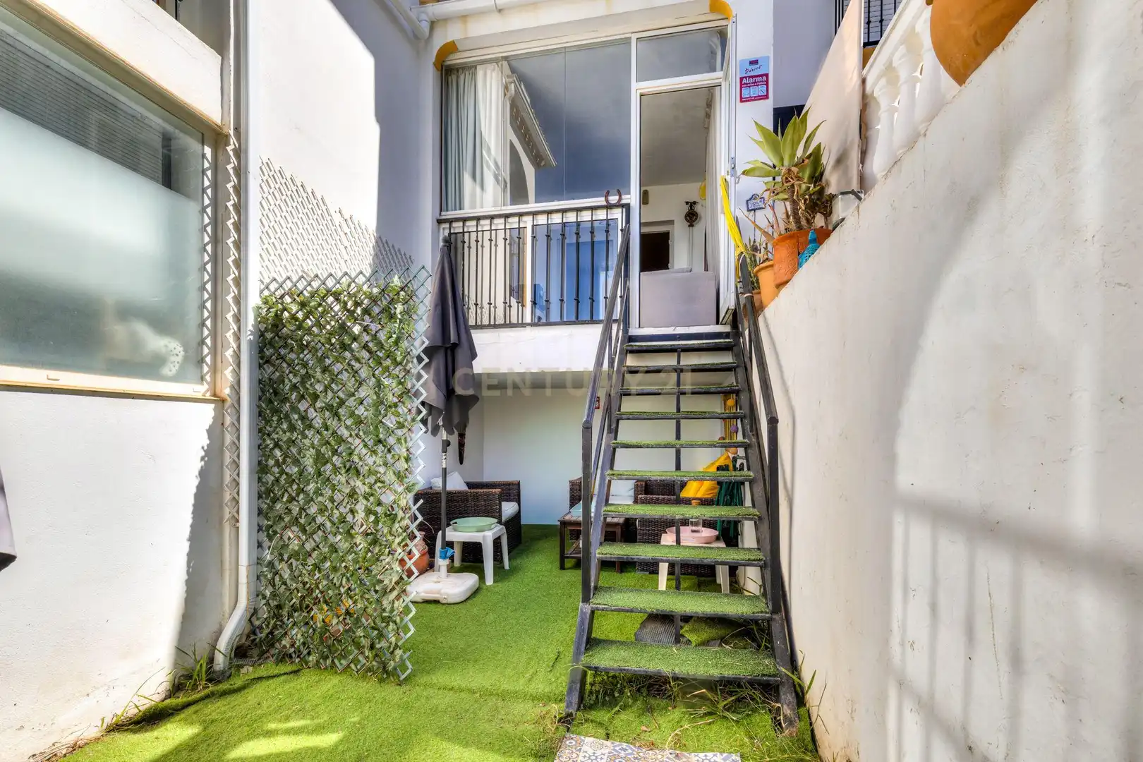 Terraza de Planta baja en venta en Mijas con Jardín privado, Piscina y Lavadora