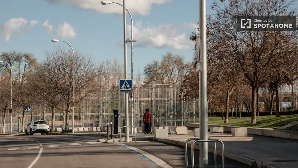 Vista exterior de Pis de lloguer en Madrid amb Aire condicionat, Calefacció i Moblat