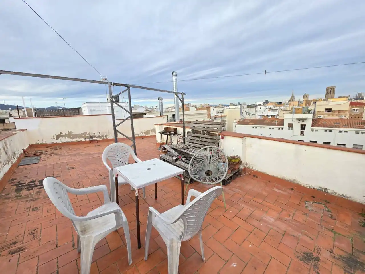 Terraza de Ático en venta en  Barcelona Capital con Aire acondicionado, Calefacción y Parquet