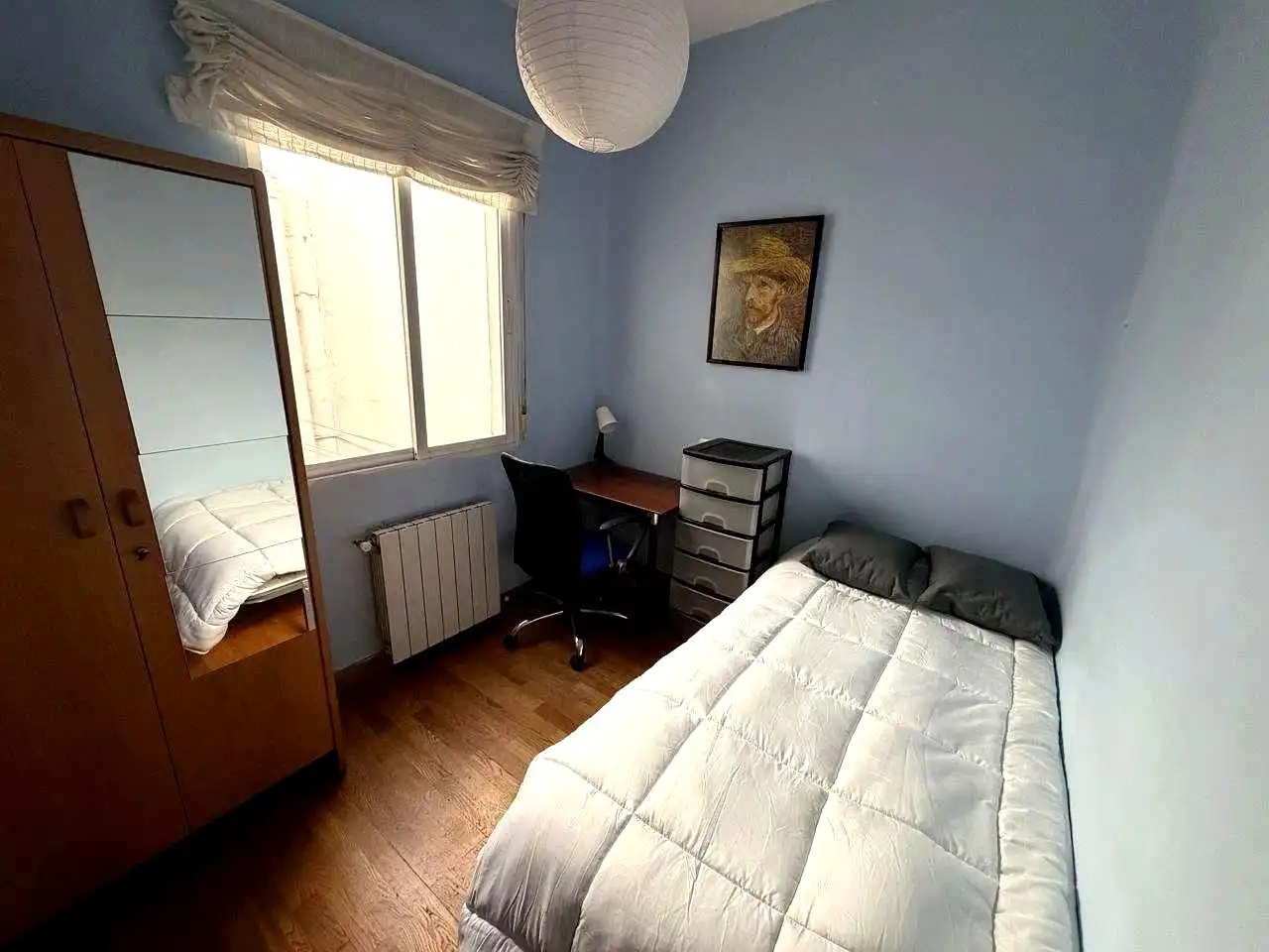 Habitación de Piso de alquiler en Madrid con Aire acondicionado, Calefacción y Parquet