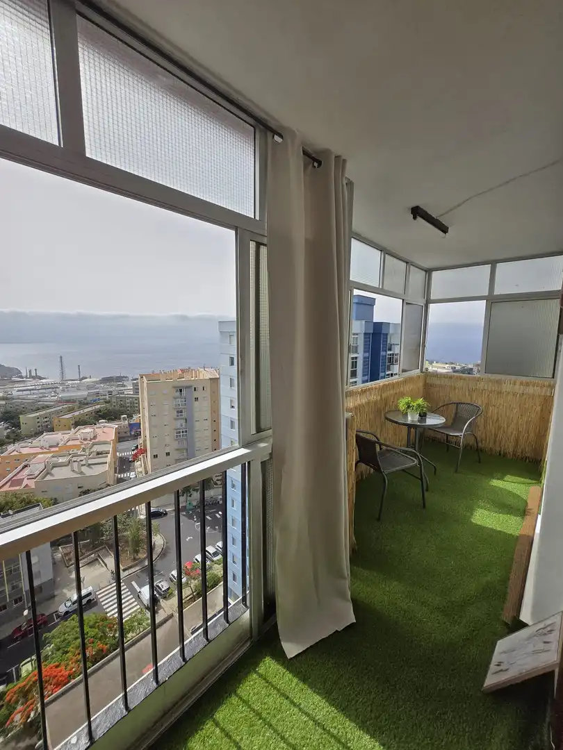 Terraza de Piso de alquiler en Santa Cruz de Tenerife con Jardín privado, Terraza y Amueblado