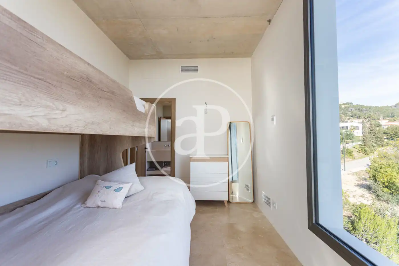 Bedroom of Houses for rent in Sitges  with Air Conditioner, Heating and Private garden