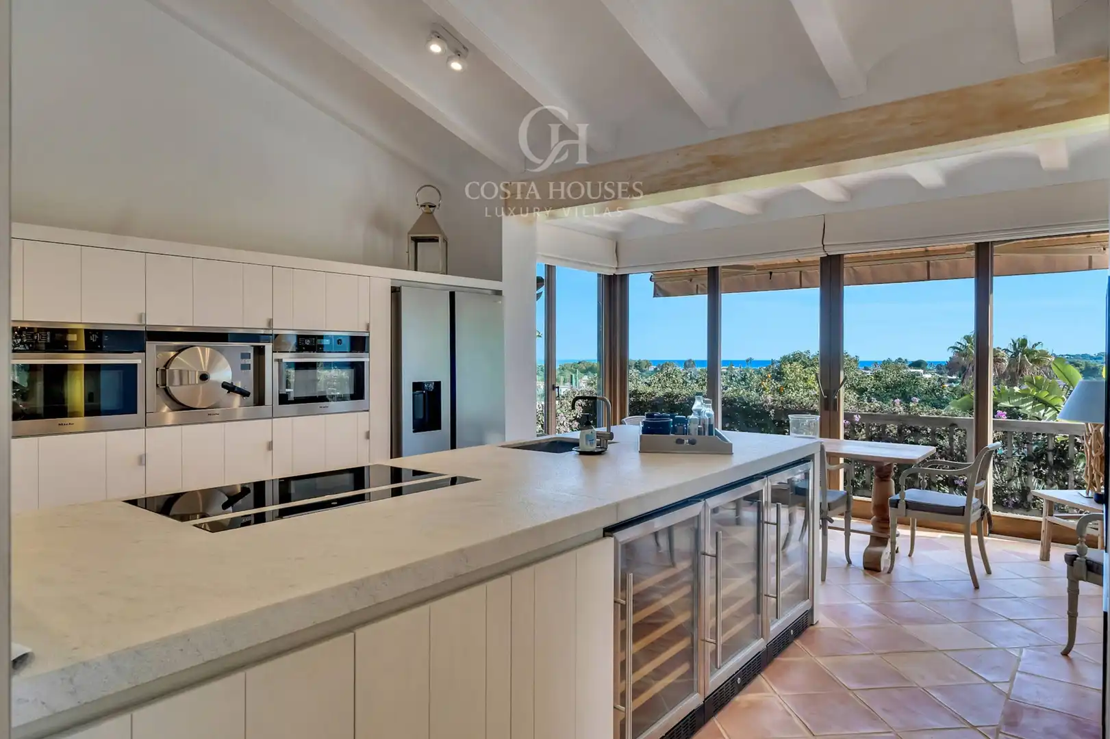 Cocina de Casa o chalet en venta en Jávea / Xàbia con Aire acondicionado, Calefacción y Jardín privado