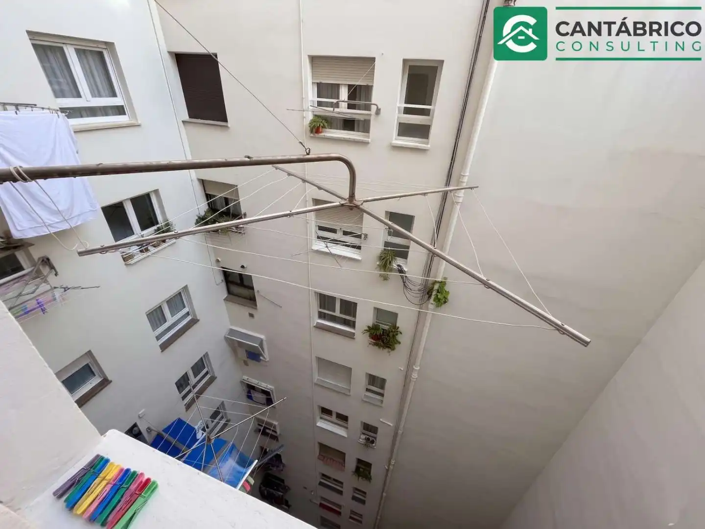 Balcony of Flat for sale in Gijón   with Heating, Parquet flooring and Furnished