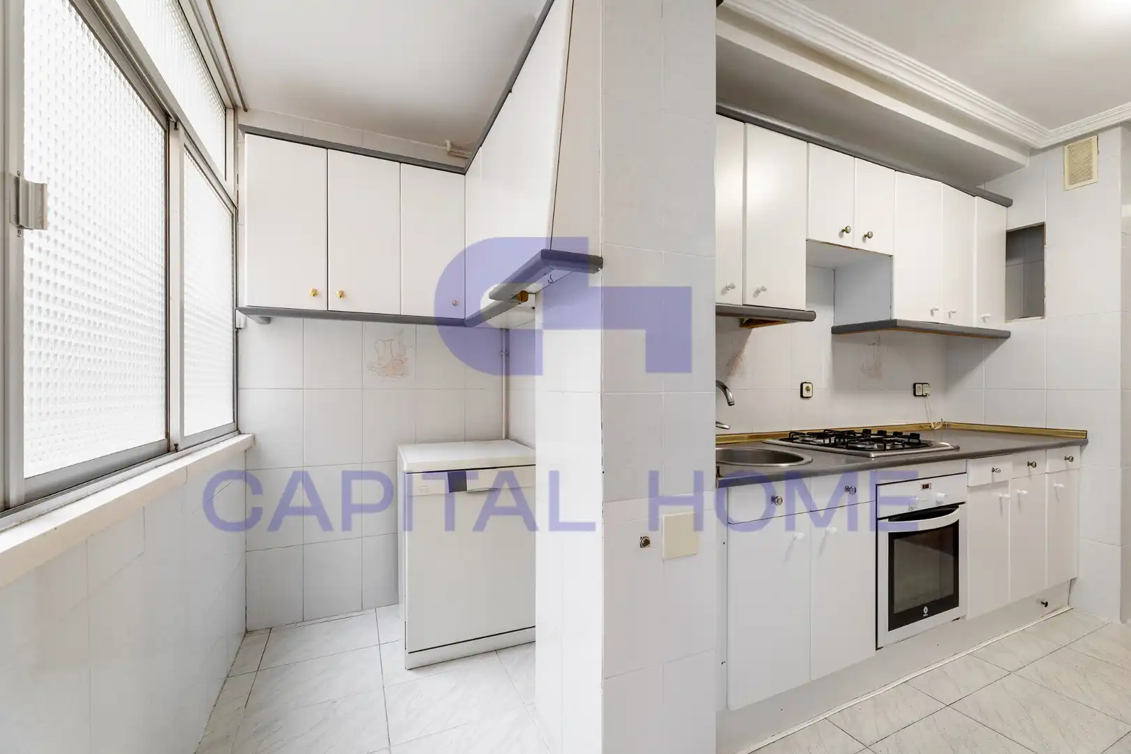 Kitchen of Flat for sale in Móstoles  with Heating, Terrace and Furnished