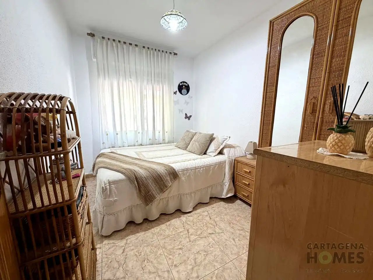 Schlafzimmer von Einfamilien-Reihenhaus zum Verkauf in Cartagena mit Abstellraum, Möbliert und Balkon