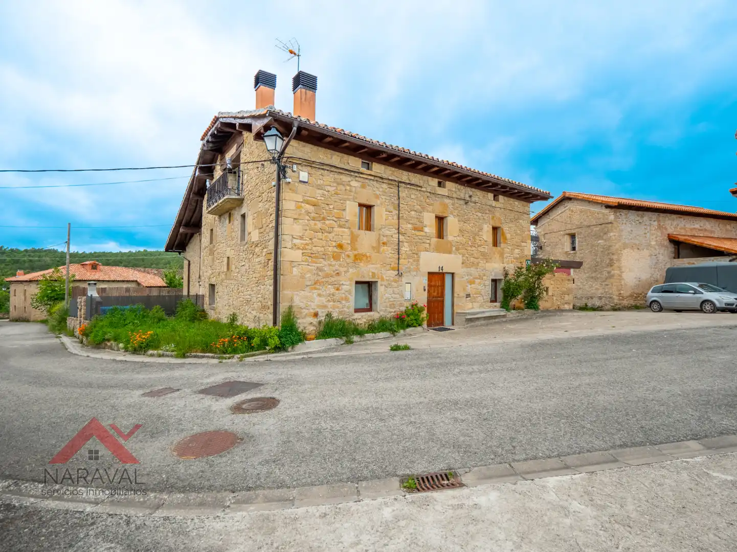 Vista exterior de Casa o xalet en venda en Valdegovia / Gaubea amb Calefacció, Jardí privat i Terrassa