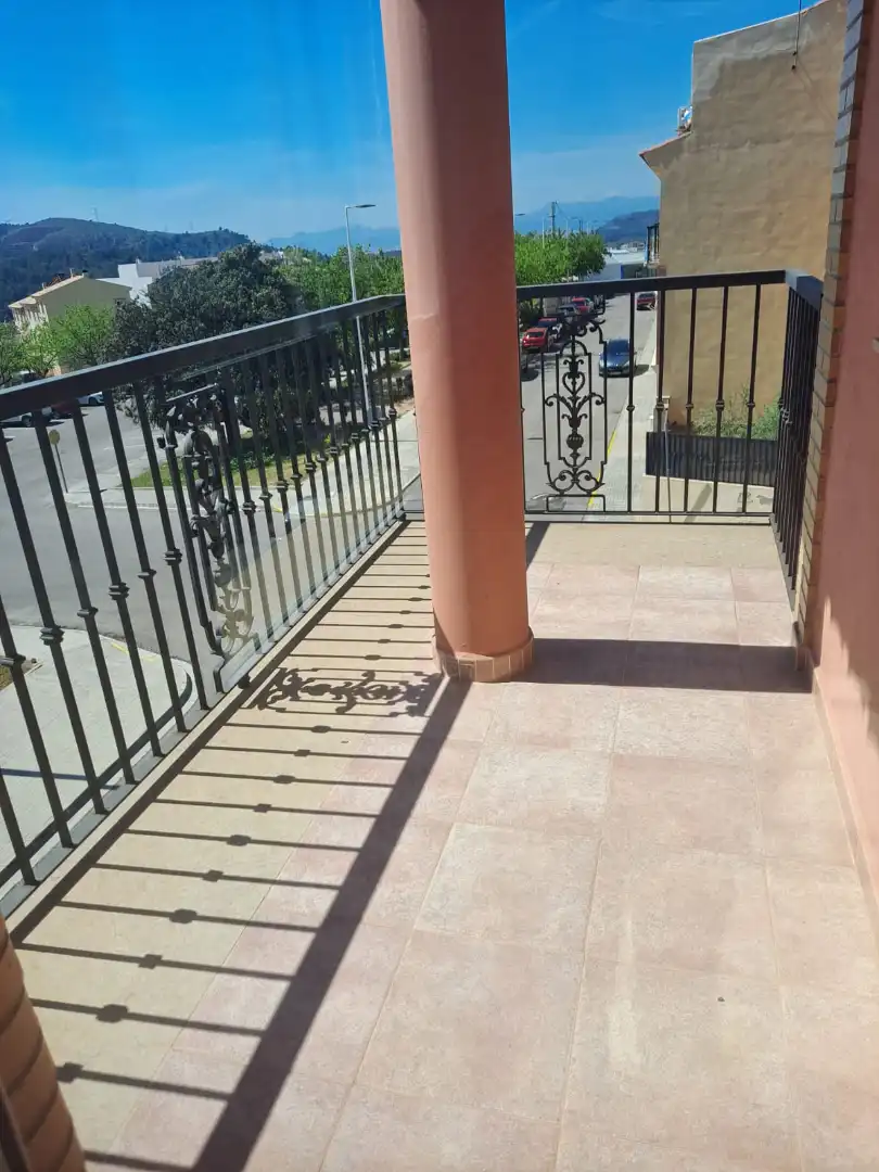 Balcony of Houses for sale in Borriol  with Air Conditioner, Private garden and Terrace