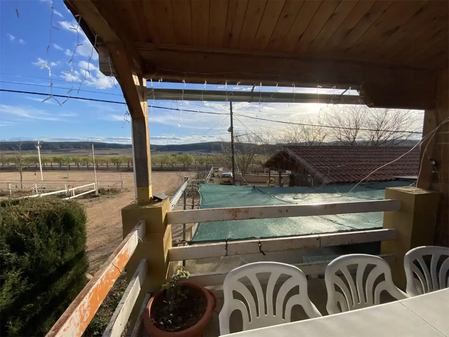 Terraza de Finca rústica en venta en Titaguas con Aire acondicionado, Jardín privado y Parquet