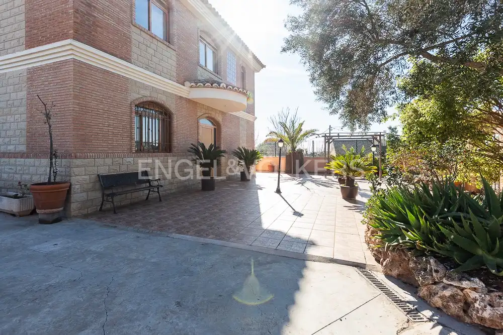 Vista exterior de Casa o chalet en venta en Náquera con Aire acondicionado, Calefacción y Jardín privado