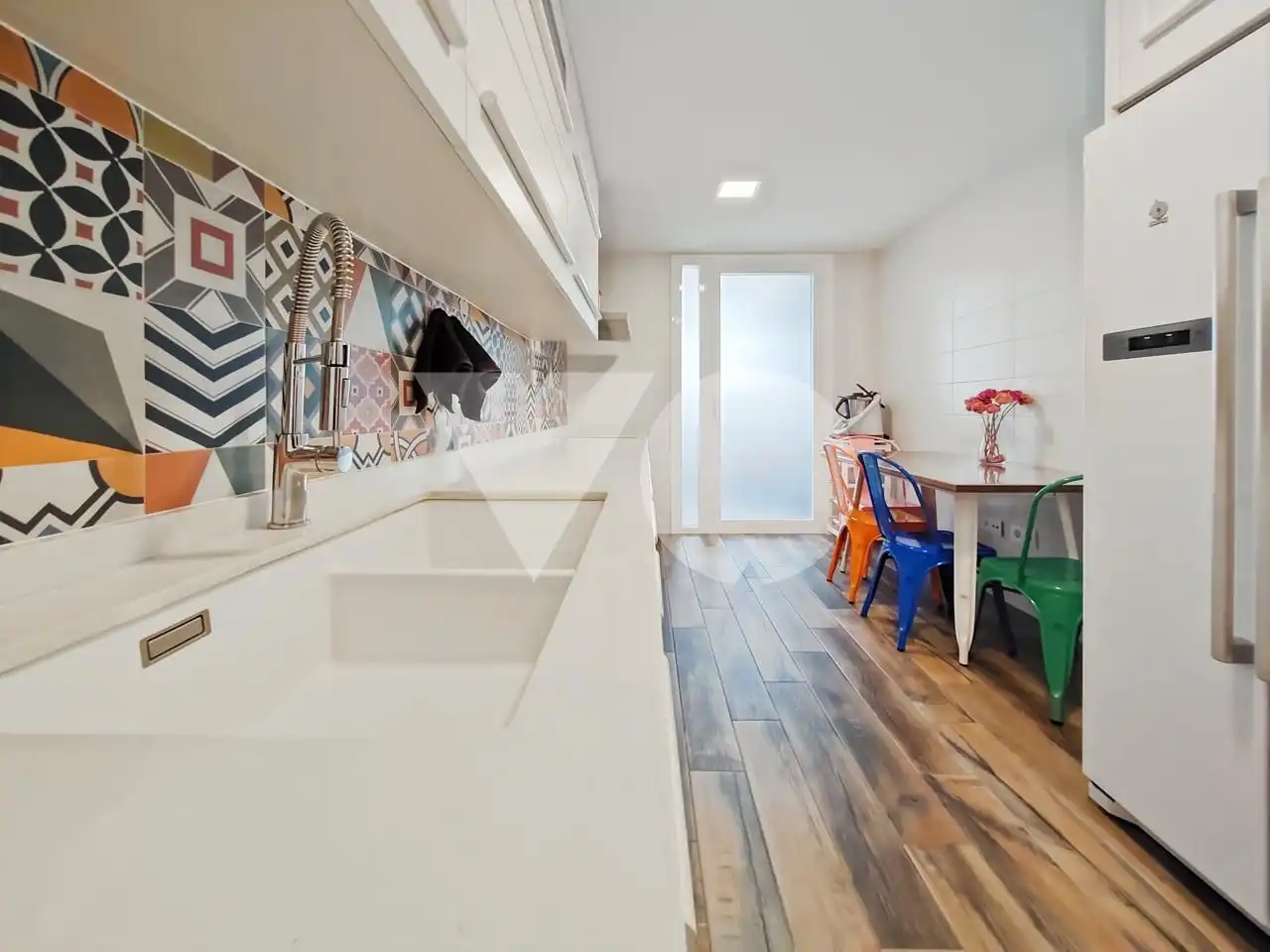 Cuina de Àtic en venda en Madrid amb Aire condicionat, Calefacció i Jardí privat