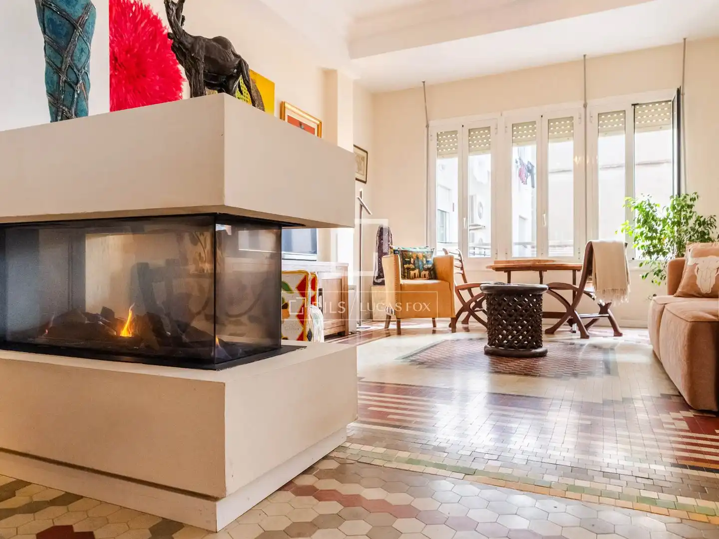Sala de estar de Piso en venta en L'Eixample
