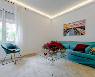 Living room of Apartment to rent in  Madrid Capital  with Air Conditioner, Heating and Oven