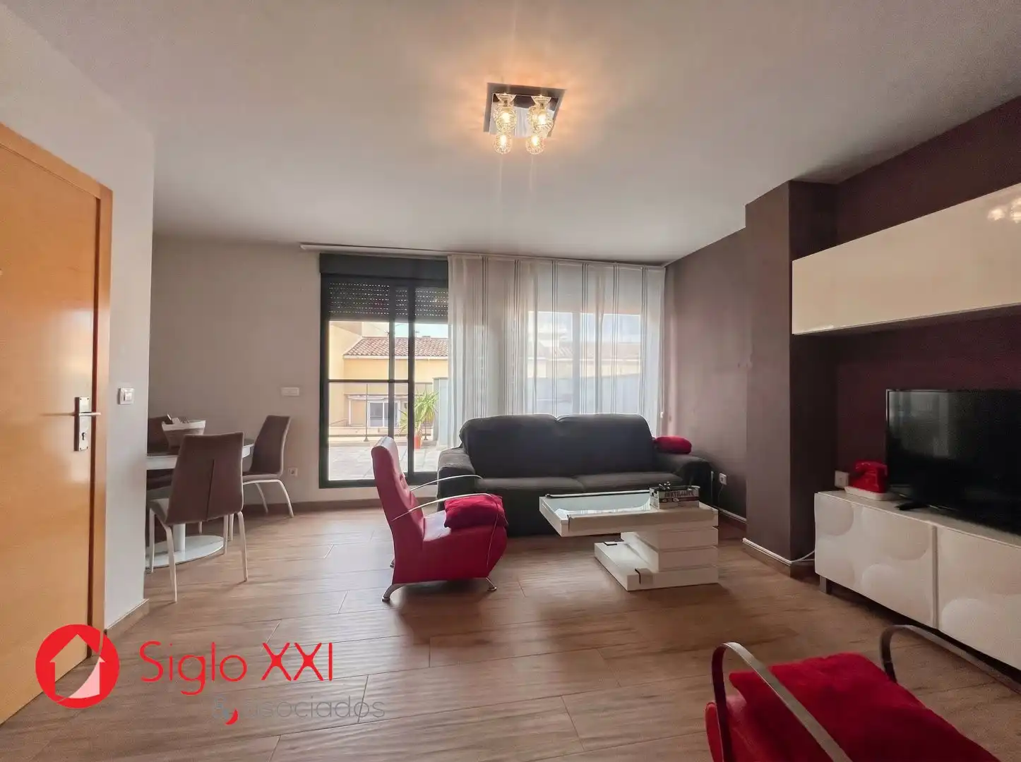 Living room of Attic for sale in L'Alcora  with Air Conditioner, Heating and Terrace