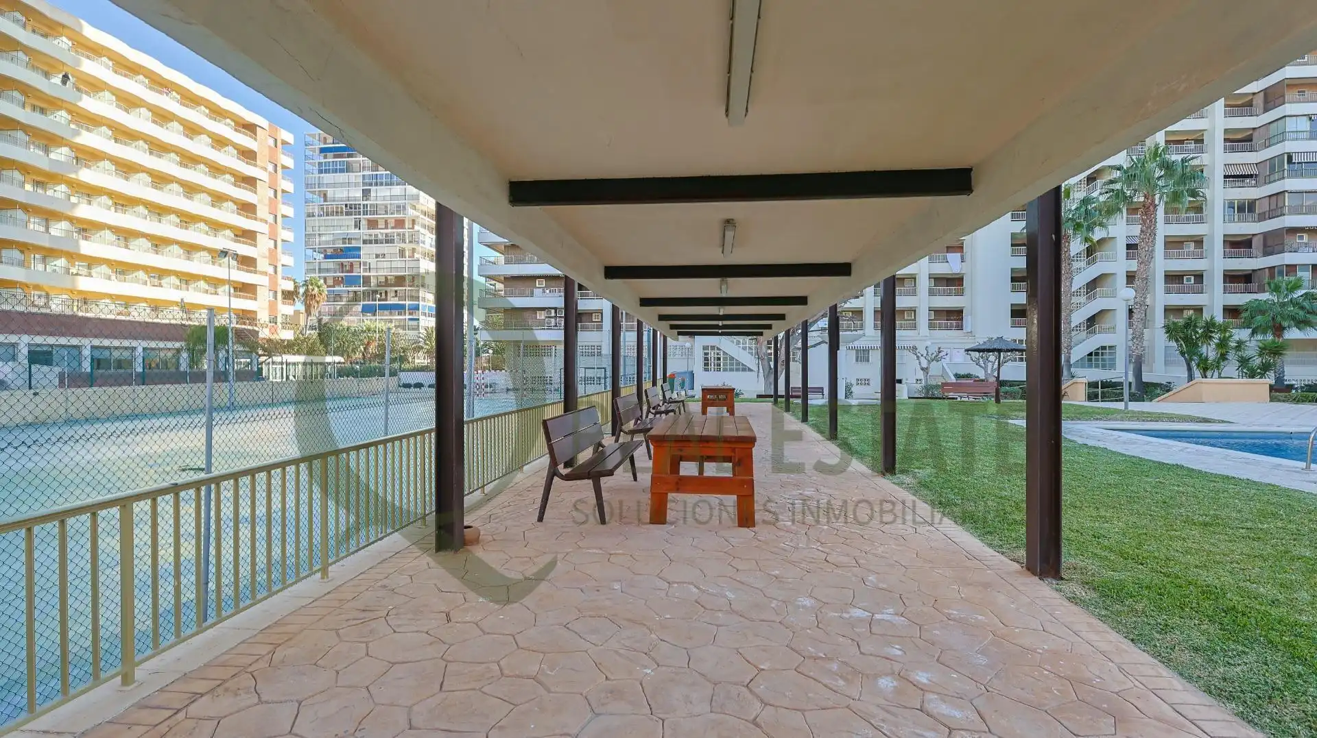 Terrasse von Wohnung zum Verkauf in Alicante / Alacant mit Heizung, Privatgarten und Terrasse
