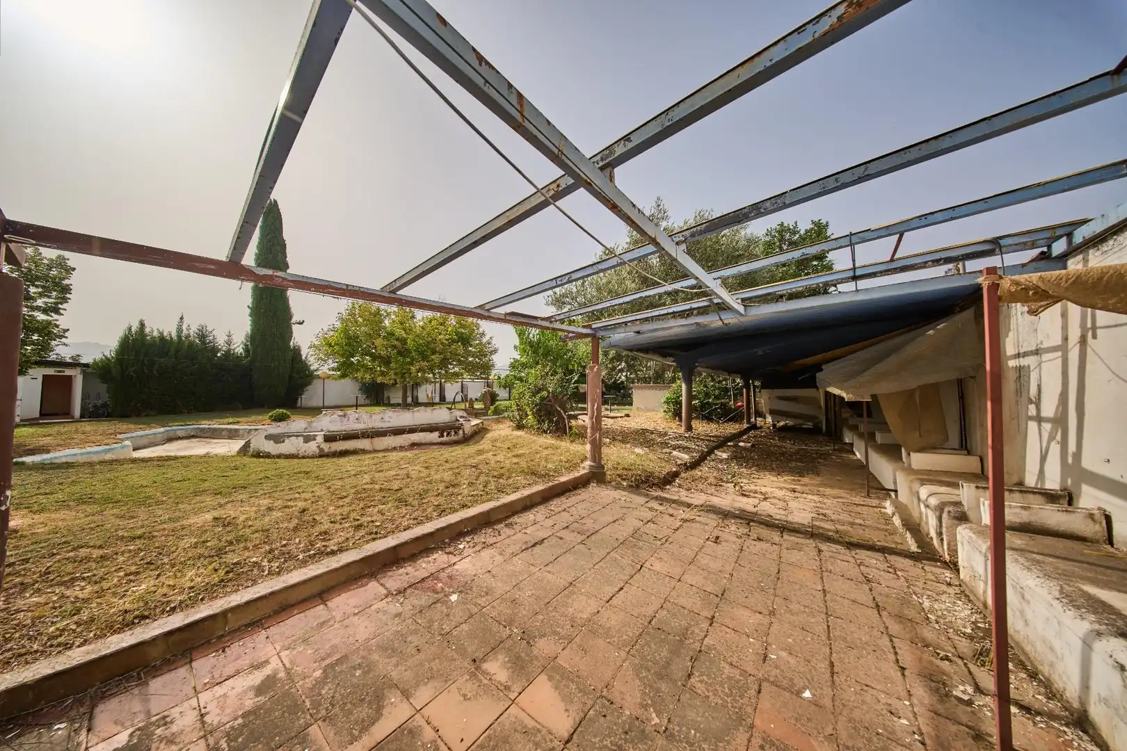 Terraza de Finca rústica en venta en Villa de Otura con Jardín privado, Terraza y Piscina