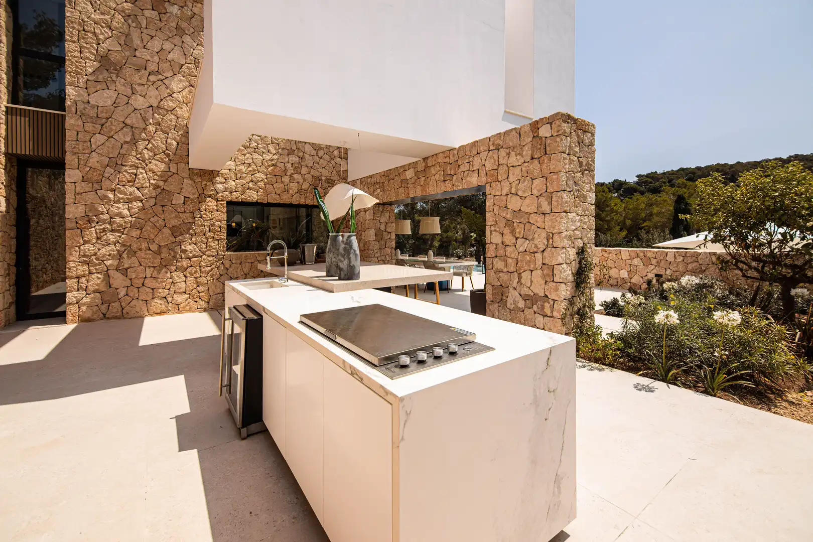 Cuina de Casa o xalet en venda en Santa Eulària des Riu amb Aire condicionat, Calefacció i Terrassa
