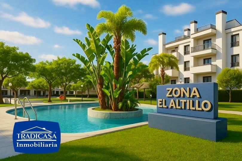 Vista exterior de Pis en venda en Jerez de la Frontera amb Aire condicionat, Jardí privat i Piscina comunitària
