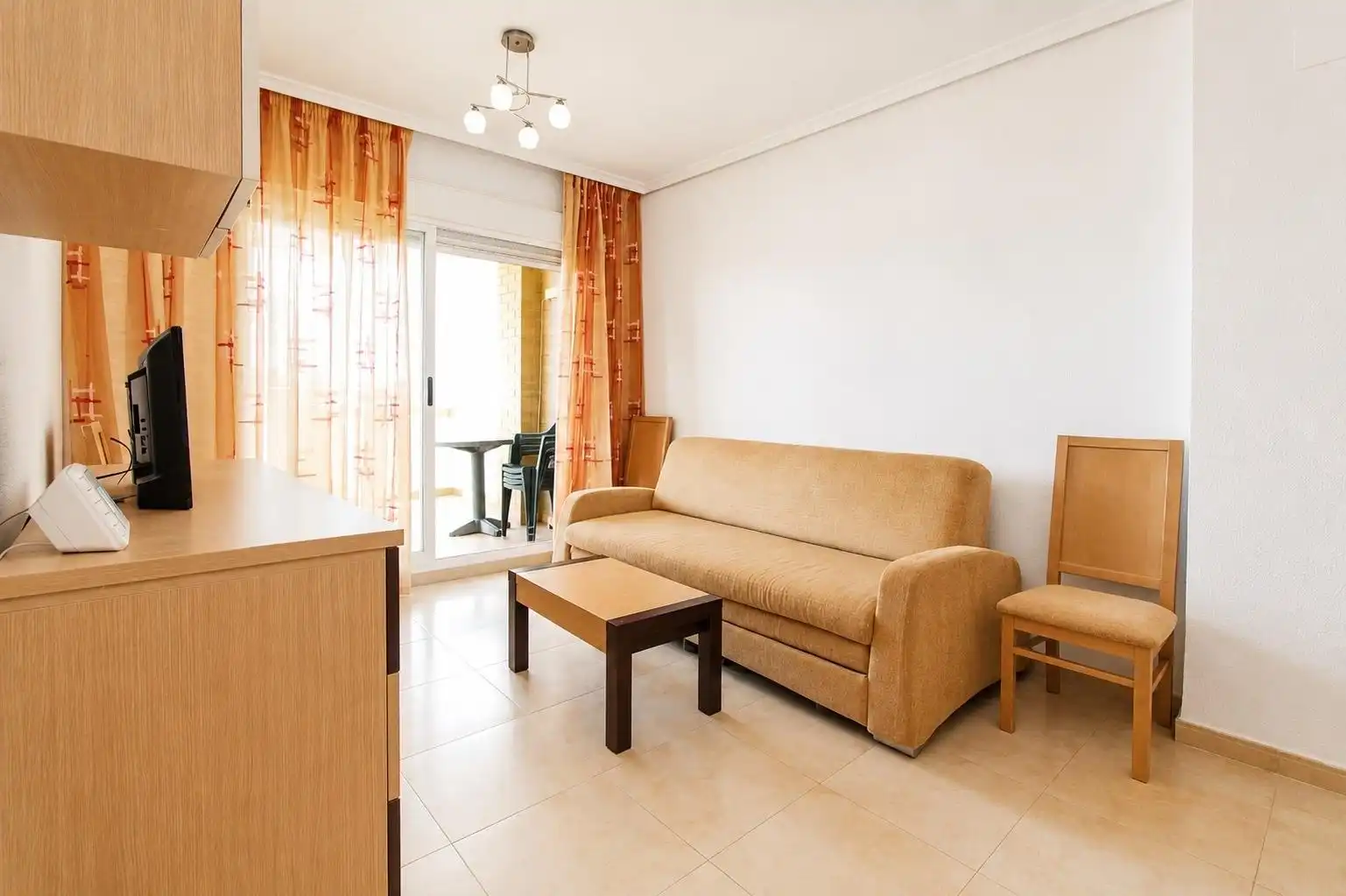 Sala de estar de Apartamento en venta en Oropesa del Mar / Orpesa con Jardín privado, Terraza y Trastero