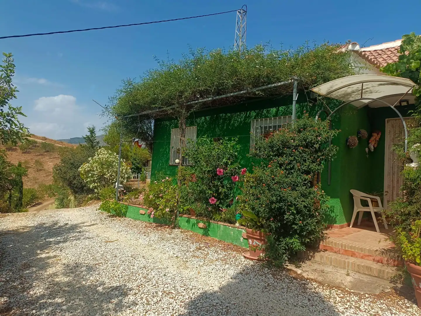 Außenansicht von Country house zum Verkauf in Málaga mit Terrasse