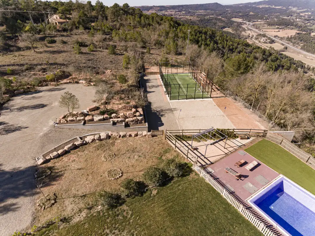Garden of Country homes for sale in Aguilar de Segarra  with Heating, Swimming Pool and Internet