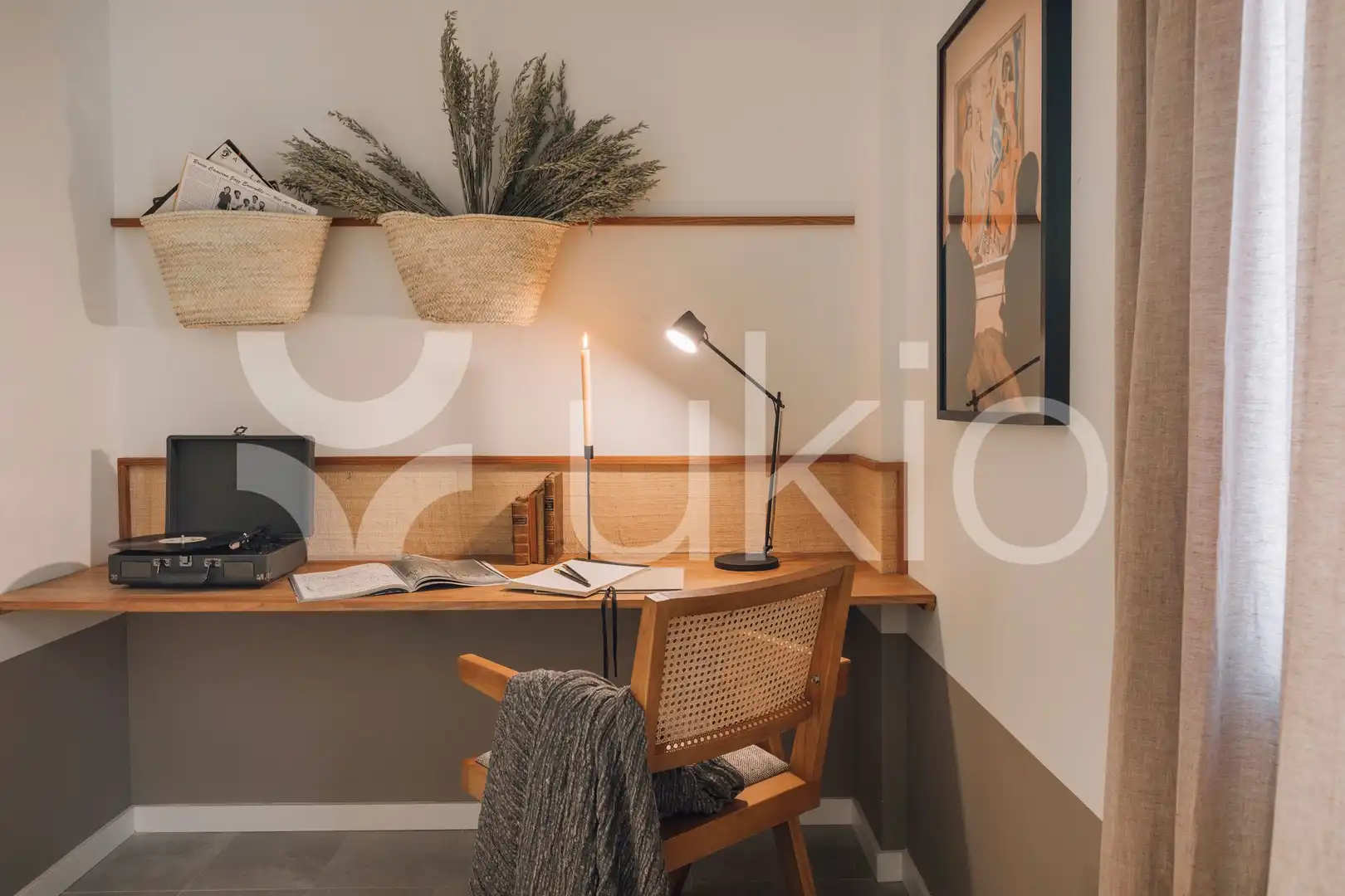 Habitación de Apartamento de alquiler en Barcelona con Aire acondicionado, Amueblado y Horno
