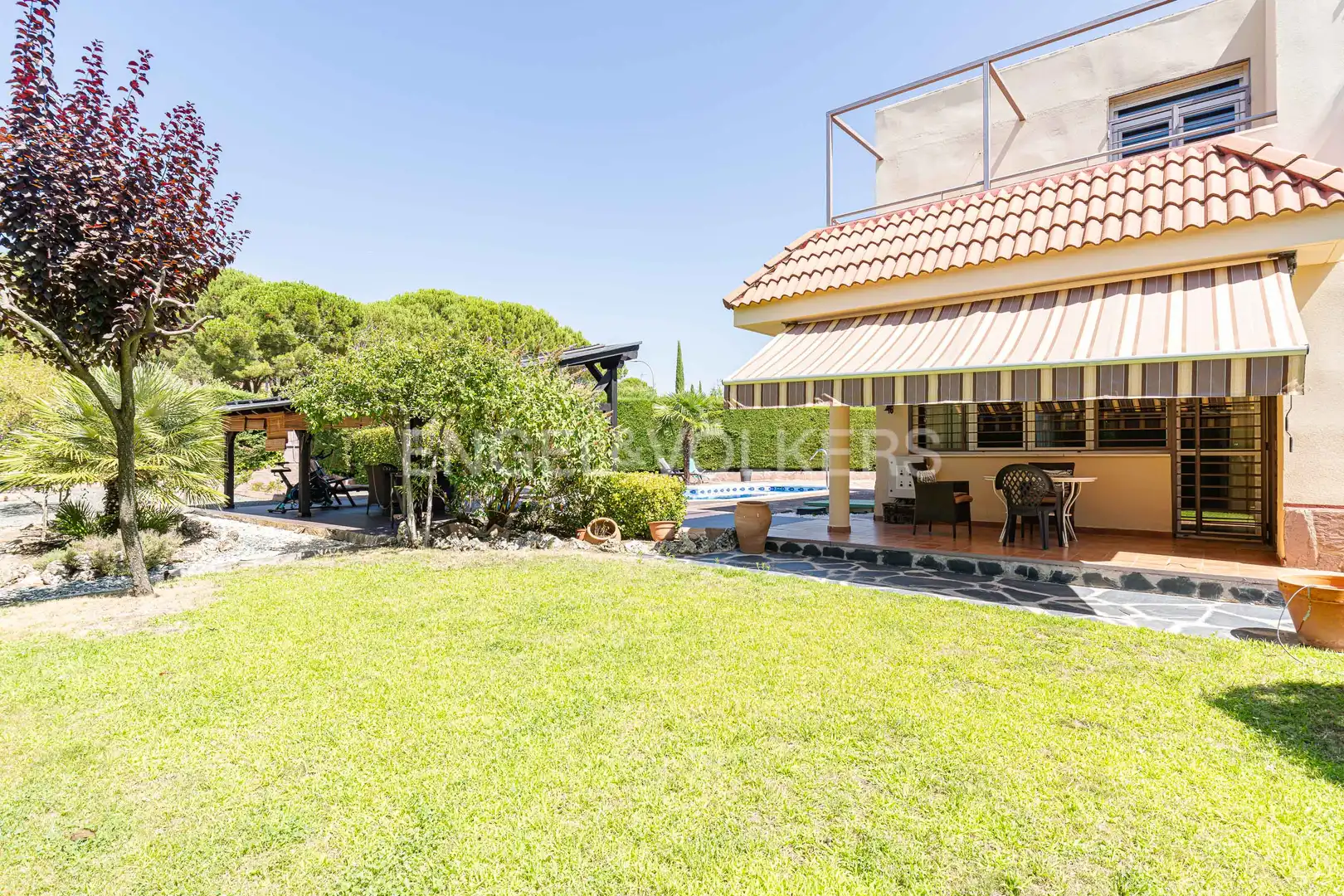 Jardí de Casa o xalet en venda en Galapagar amb Calefacció, Jardí privat i Terrassa