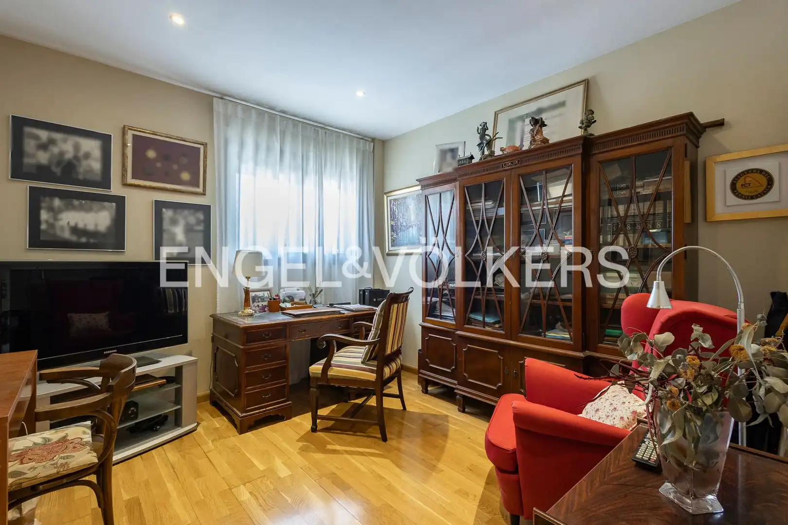 Sala de estar de Apartamento en venta en Sant Feliu de Llobregat con Aire acondicionado, Calefacción y Jardín privado