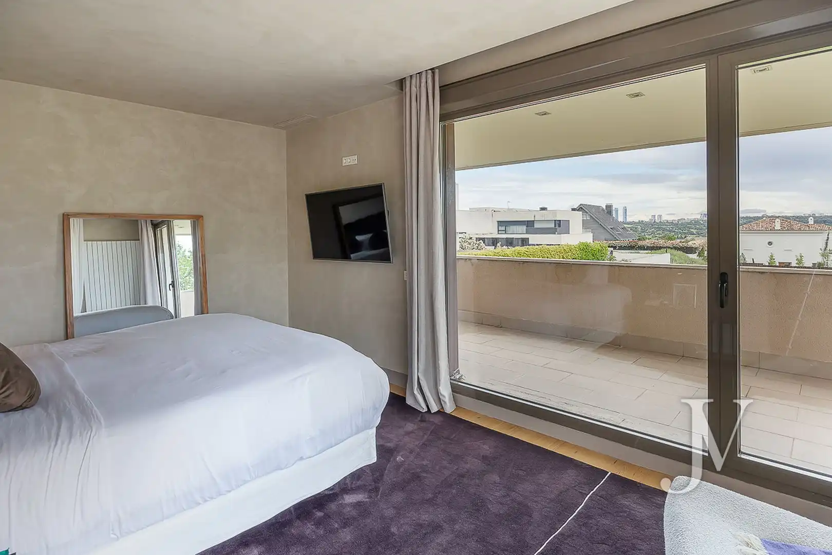 Bedroom of Houses for sale in Madrid  with Air Conditioner, Heating and Private garden