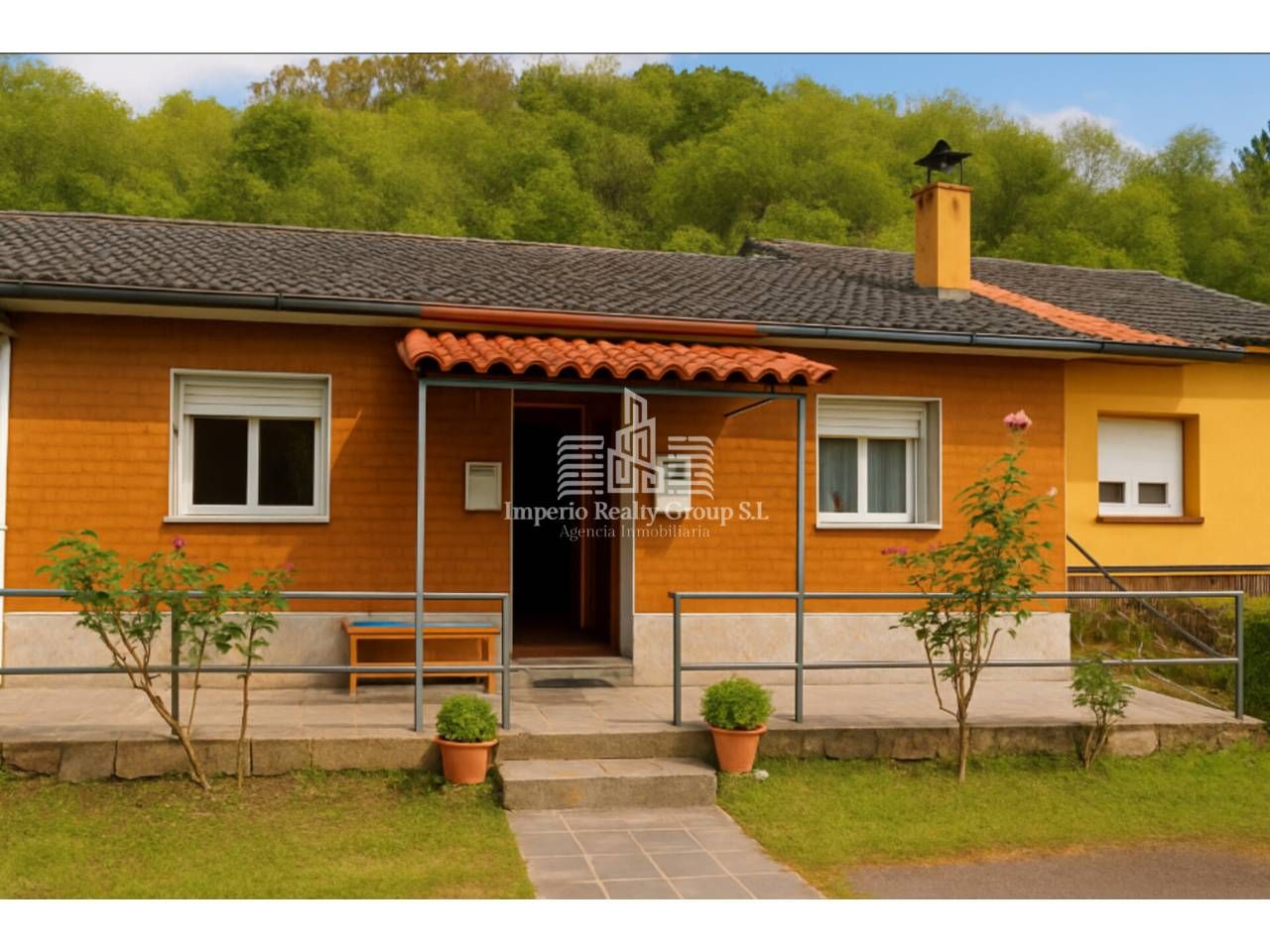 Exterior view of House or chalet for sale in Langreo  with Heating, Private garden and Terrace