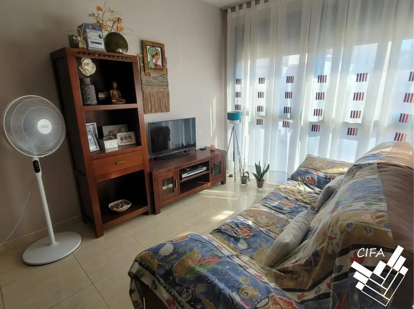 Sala d'estar de Pis en venda en Vinaròs amb Aire condicionat, Moblat i Balcó