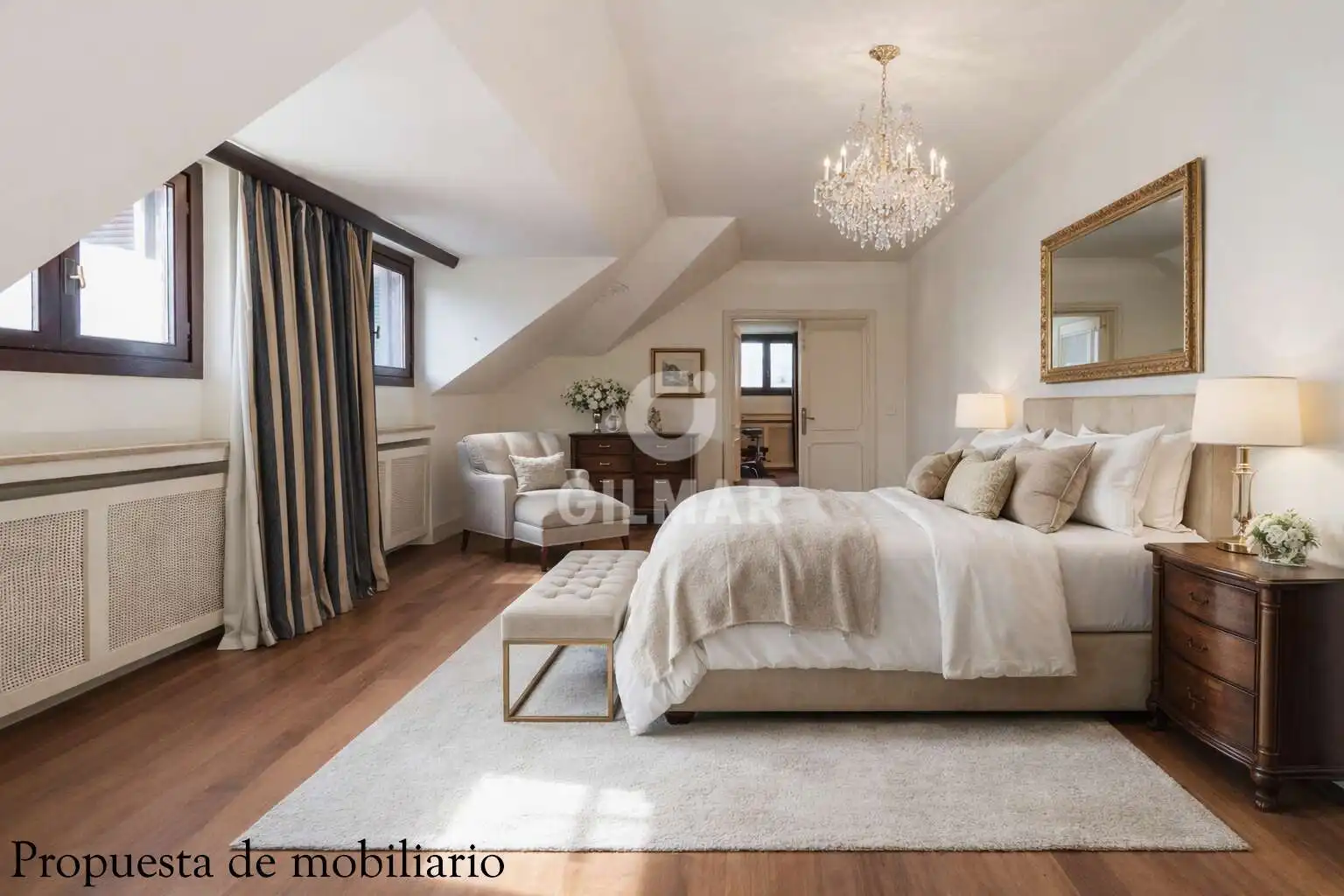 Habitación de Casa o chalet en venta en Pozuelo de Alarcón con Calefacción, Jardín privado y Piscina