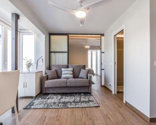 Living room of Flat to rent in  Madrid Capital  with Air Conditioner and Heating