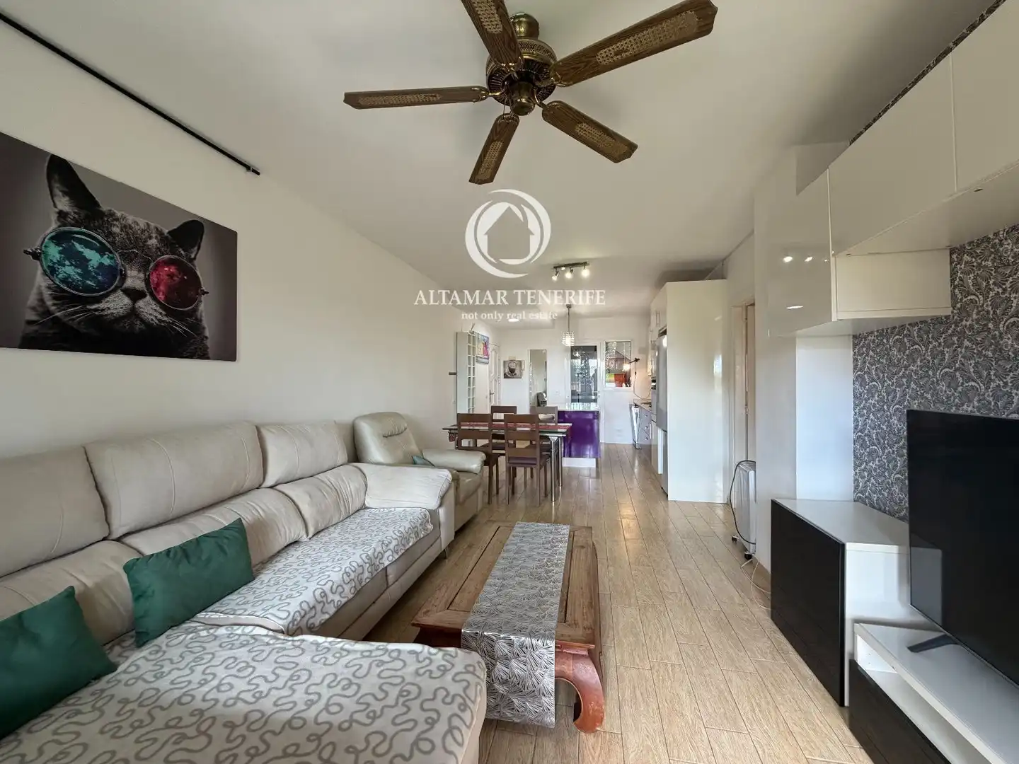 Wohnzimmer von Wohnungen zur Miete in Adeje mit Terrasse und Möbliert