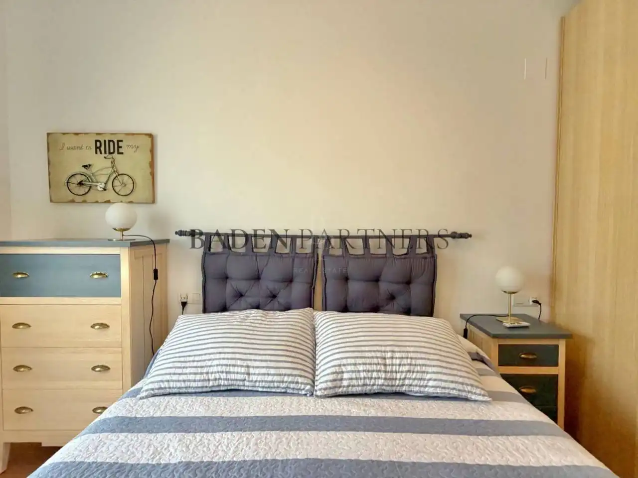 Schlafzimmer von Wohnung zur Miete in Vinaròs mit Klimaanlage, Möbliert und Balkon