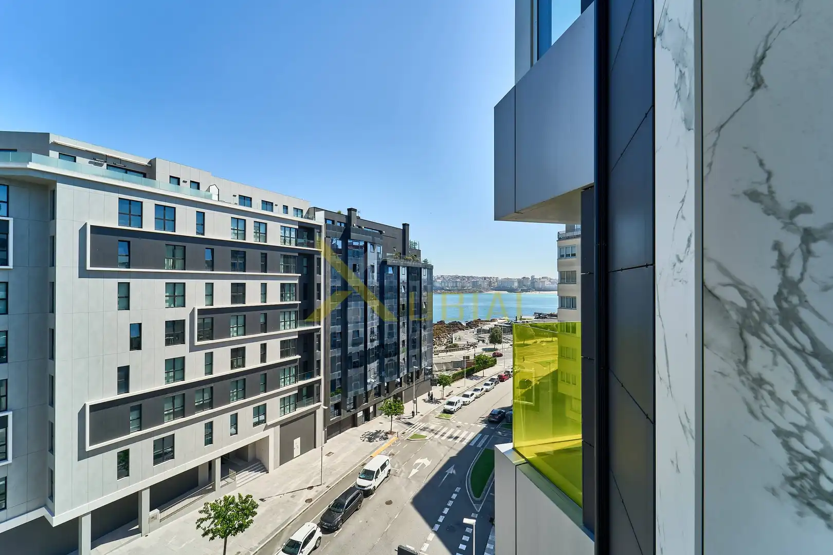 Exterior view of Flat for sale in A Coruña Capital   with Storage room, Furnished and Balcony