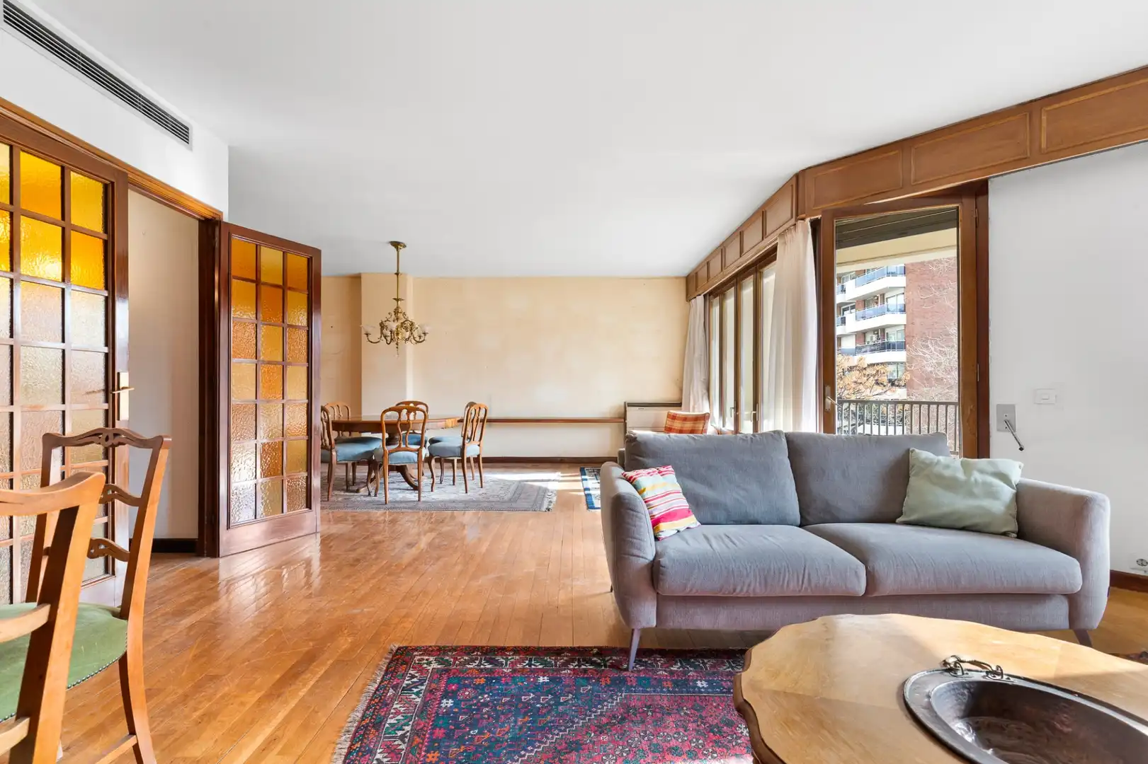 Sala de estar de Piso en venta en Barcelona con Calefacción, Terraza y Balcón
