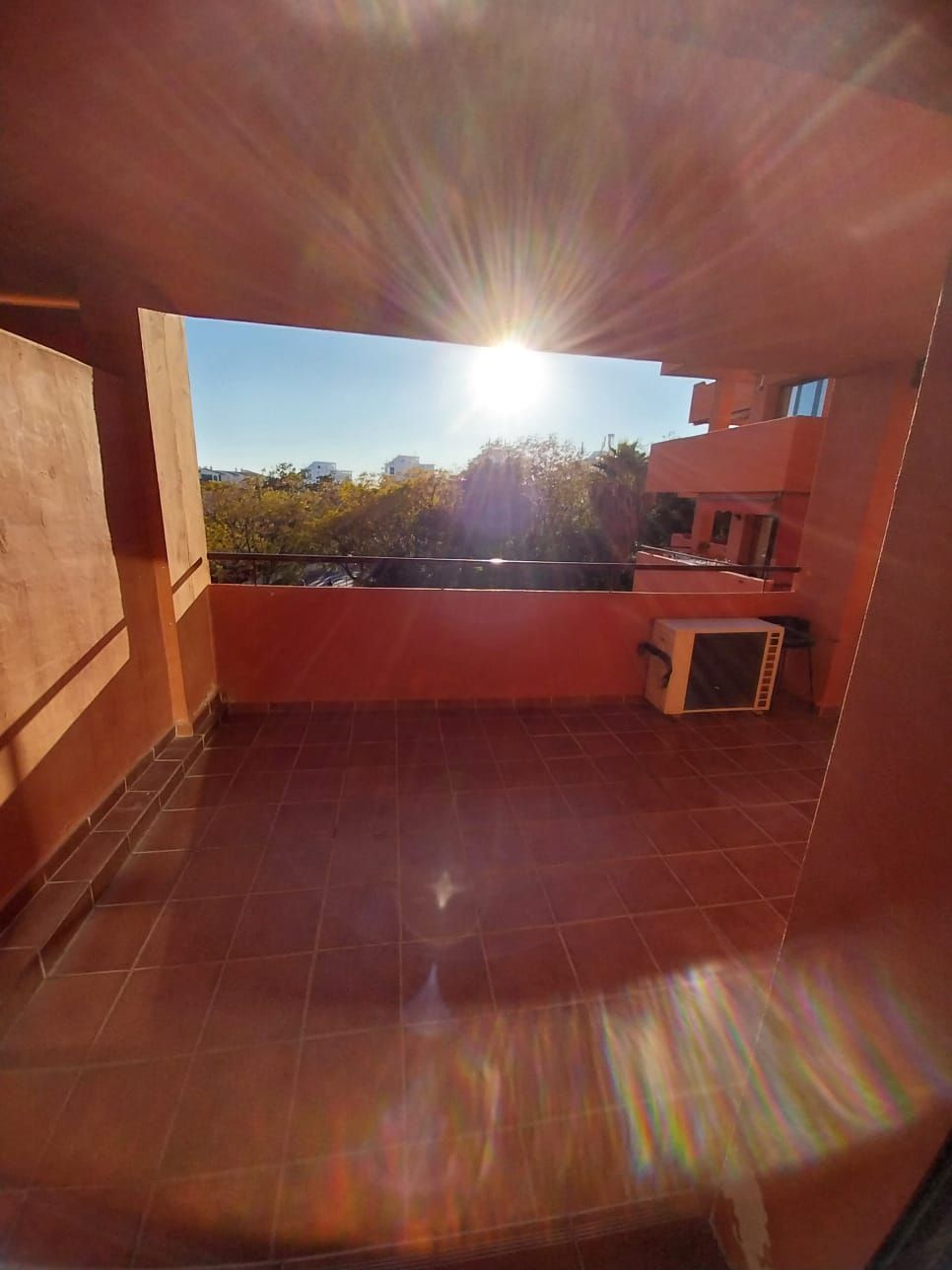 Terrace of Flat for sale in Estepona  with Air Conditioner, Heating and Private garden