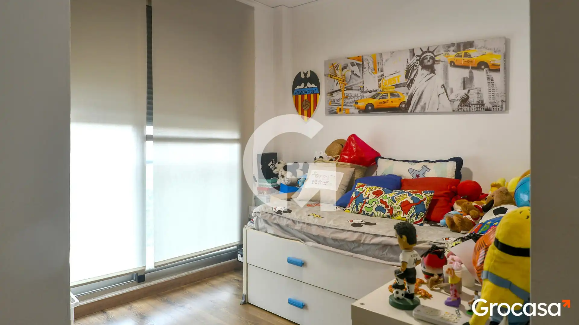 Dormitori de Casa adosada en venda en Sagunto / Sagunt amb Aire condicionat, Terrassa i Traster