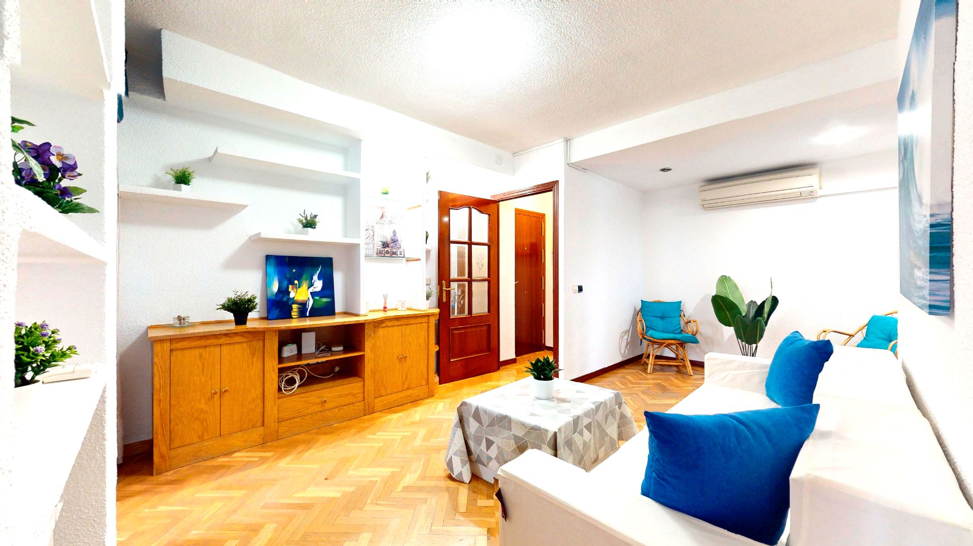 Wohnzimmer von Wohnung zum Verkauf in Leganés mit Klimaanlage, Terrasse und Abstellraum