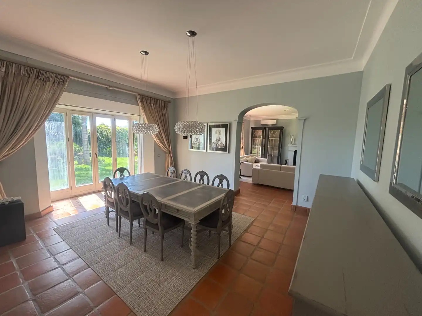 Comedor de Casa o chalet en venta en Marbella con Aire acondicionado, Jardín privado y Terraza
